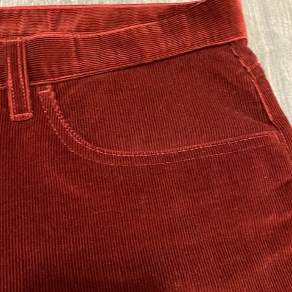 Loro Piana Straight Leg Rust Cords Size US 40